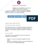 Prueba de Hipótesis Estadística-Ejemplo