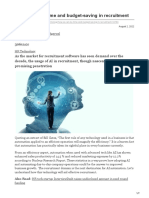 Peoplematters - In-How AI Can Be Time and Budget-Saving in Recruitment