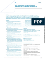 Bowel Preparation For Colonoscopy: European Society of Gastrointestinal Endoscopy (ESGE) Guideline - Update 2019