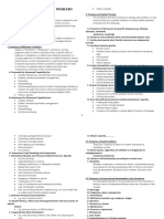 TYPOLOGY OF FAMILY NURSING PROBLEMS Handout