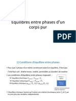 Cours Thermo - Equilibre Entre Phases