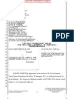 United States District Court For The Central District of California Eastern Division