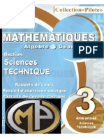 3e Année Technique Collection Pilote Mathematiques