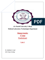 Human Genetics Lab.1