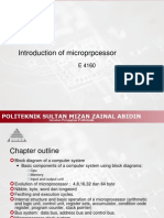 E 4160 Introduction To Microprocessor