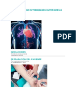 Flebografía de Extremidades Superiores o Inferiores