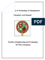 Chemistry Lab Manual