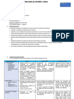 Informe Final de Tutoría 3°