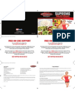 Supreme Nutrition Meal Plan