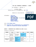 Foros Academicos Ii - F2 Algebra Lineal Itin NRC 4726