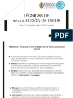 Técnicas de Recolección de Datos