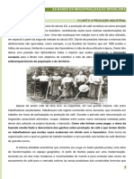 Atividade Cafeeira e o Início Das Atividades Industriais No Brasil