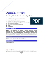 Agorex FT101 Sellante Sellador y Adhesivo