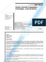 NBR NM 02 - 2000 - Cimento Concreto e Agregados - Terminologia