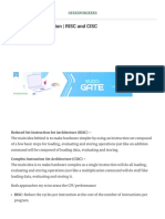 Computer Organization - RISC and CISC - GeeksforGeeks