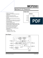 High-Speed CAN Transceiver: Features Package Types