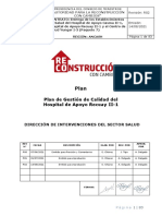 Plan de Gestión de Calidad-Hospital Apoyo Recuay II-1 Rev. 02