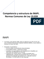 Presentación Inapi y Normas Comunes Ley 19.039