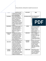 1 - Glaciation Chain Game - Print Out For Lesson