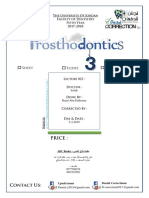 Prosthodontics SHEET - 2014