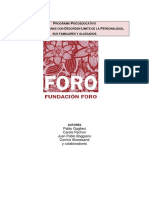 Programa Psicoeducativo Dirigido A Personas Con Desorden Límite de La Personalidad, Sus Familiares y Allegados-Fundación FORO