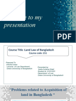 Land Law of Bangladesh