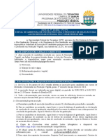 Edital Nº 13-2022 - PG-PV - Abertura de Inscrição - Seleção Aluno Regular 2023.1