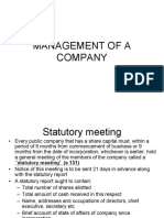 Lec 17 Management of Companies