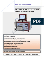 Flour Testing Device With Automatic Water Dosing System Y38 - Eng