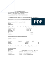 Analisis de Costos