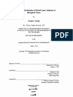 Fundamental Mechanisms of Pulsed Laser Ablation of Biological Tissue