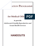 Adolescent Health and Development (AHD) MO Handout Full