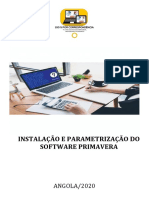 E-Book de Instalação e Parametrização Do Primavera