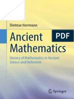 Herrmann D Ancient Mathematics History of Mathematics