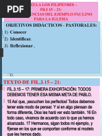 FIL - Fil.3.15 - 21 - Nuevas Exhortaciones