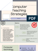 .5 Computer Teaching Strategies