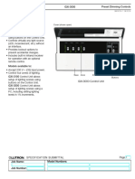 GXI-3000 Control Unit: Cover (Shown Open)