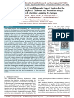 Development of A Hybrid Dynamic Expert System For The Diagnosis of Peripheral Diabetes and Remedies Using A Rule Based Machine Learning Technique