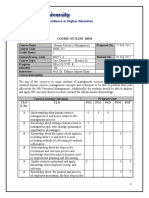 1 Course Outline HRM Spring 2022 03102022 082937am