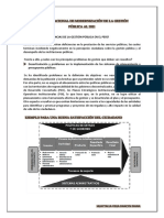 Política Nacional de Modernización de La Gestión