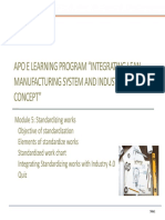 APO E Learning Integrating Lean MFG System With Ind 4 (M5)