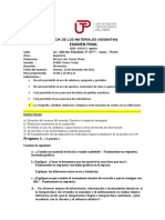 s18.s1. Examen Final Ciencia de Los Materiales Sec 45986 Ciclo 2 Agosto Viernes 16-12-2022 Utp LN 1