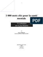 1 000 Mots Clés Pour La Santé Mentale