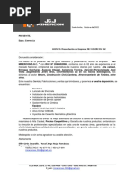 CARTA DE PRESENTACION Minercon 2022