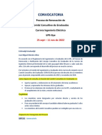 Renovacion Comite Consultivo Graduados Convocatoria