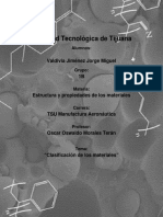 Clasificación de Materiales