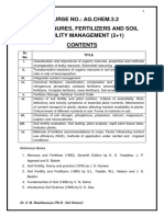 Ag - Chem.3.2 Manures, Fertilizersandsoilfertilitymanagement