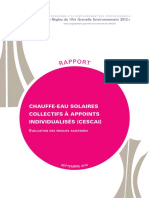 Chauffe Eau Solaires Collectifs Appoints Individualises Risques Sanitaires 2014