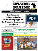 La Semaine Africaine: La France Déterminée À Accompagner Le Congo Dans Ses Projets