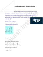 NCERT Solutions For Class 8 Maths Chapter 8 Comparing Quantities